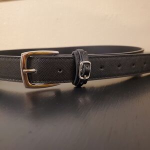 Womens Black Minamalist Belt